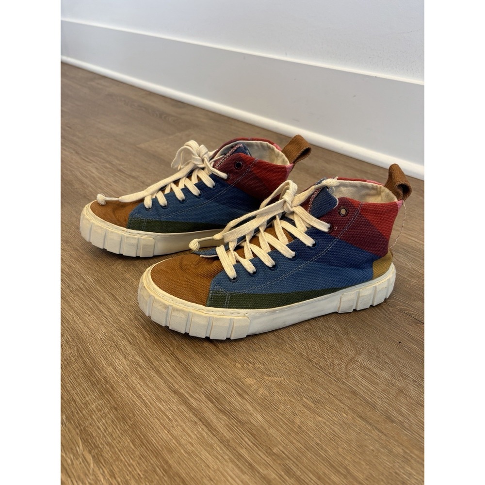 Farm Rio Rainbow Sun Platform High Top Sneaker Size 9 Women's Shoes